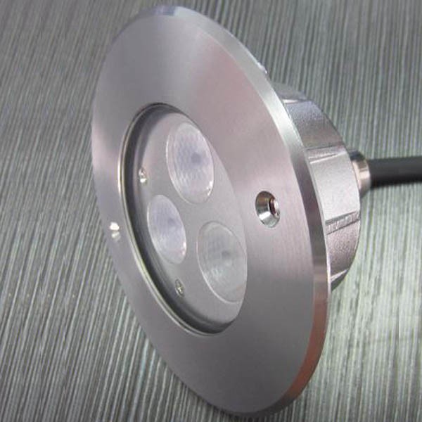 3-LED Recessed Underwater Light