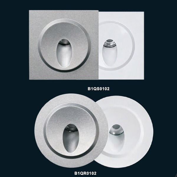 1X3W high power LED Recessed wall washer and ceiling light