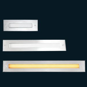 Low power LED step light wall light