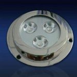 3x2W Surface Mount LED Underwater Boat Light, LED Marine Light