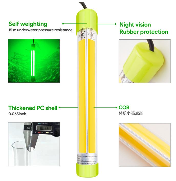 Good material quality Strong Underwater LED Fishging light from Comlite