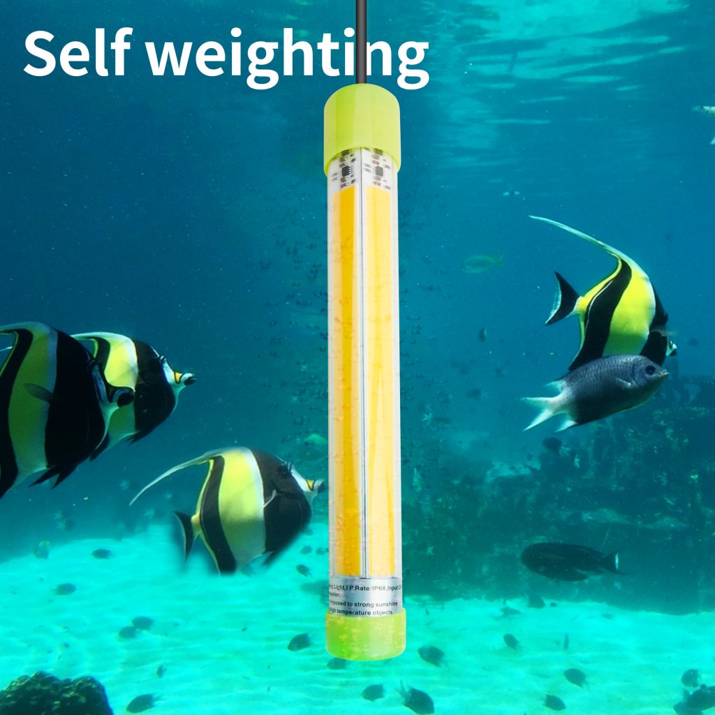Self weighting Underwater LED Fishing light