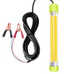 20W 60W Self sink underwater led fishing light with weighter night fishing to attract fish