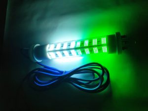 Dual Colors green and white LED fishing lights with remote