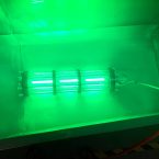 LED underwater fishing lights in aging in factory